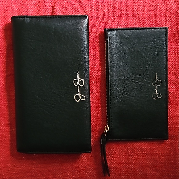 Jessica Simpson Black Wallet Vegan Leather no tags used a few times - Picture 10 of 12